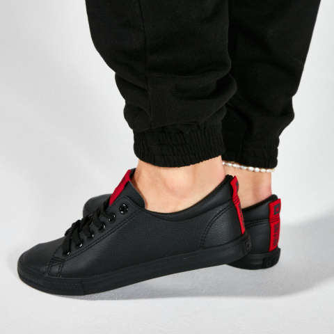 Sneakersy damskie czarne Sneakersy damskie czarne