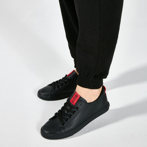Sneakersy damskie czarne Sneakersy damskie czarne