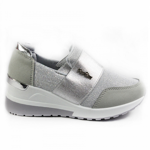 Damskie sneakersy z gumą Damskie sneakersy z gumą