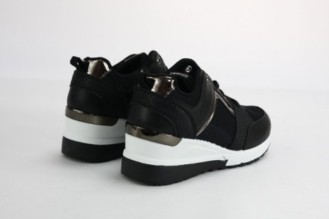 Sneakersy damskie czarne Sneakersy damskie czarne
