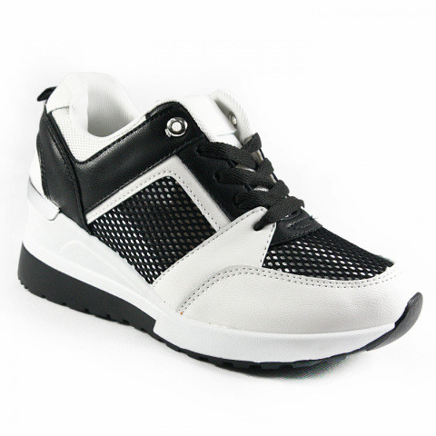 Sneakersy damskie na grubej podeszwie Sneakersy damskie na grubej podeszwie