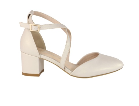 Sandały damskie Sergio Leone SK824 beż perła