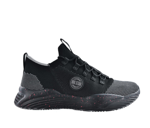 Sneakersy męskie BIG STAR LL174282 czarny Sneakersy męskie BIG STAR LL174282 czarny