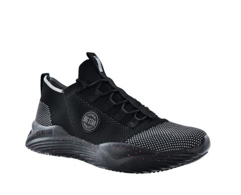 Sneakersy męskie BIG STAR LL174282 czarny Sneakersy męskie BIG STAR LL174282 czarny