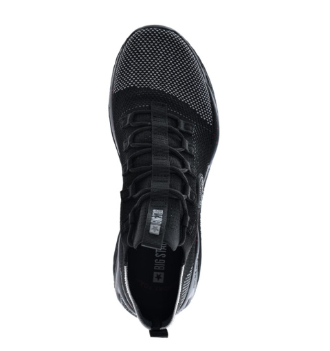 Sneakersy męskie BIG STAR LL174282 czarny Sneakersy męskie BIG STAR LL174282 czarny