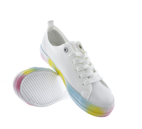 Trampki damskie BIG STAR SHOES LL274237 biały Trampki damskie BIG STAR SHOES LL274237 biały