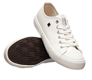 Trampki damskie BIG STAR V274869 białe