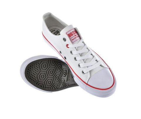 Trampki męskie BIG STAR T174102 białe Trampki męskie BIG STAR T174102 białe