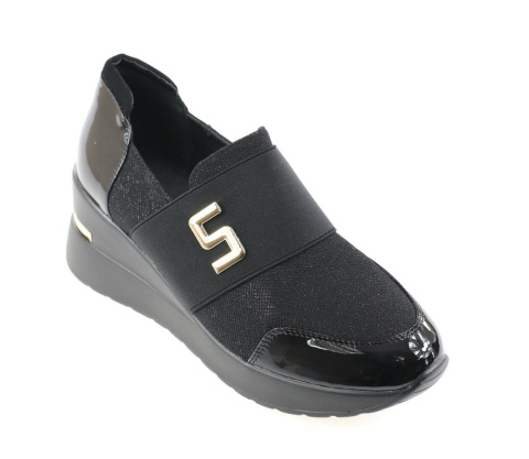 Sneakersy damskie Cabin SA295-1 czarny Sneakersy damskie Cabin SA295-1 czarny