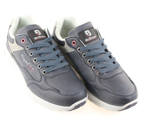 Sneakersy męskie McBraun 23MN03-6640 granat Sneakersy męskie McBraun 23MN03-6640 granat