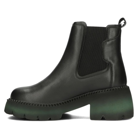 Skórzane botki damskie Filippo DBT4907/23 BK czarny