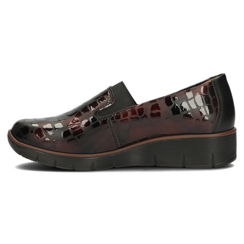 Skórzane półbuty Filippo DP3160/23 BG bordo Skórzane półbuty Filippo DP3160/23 BG bordo