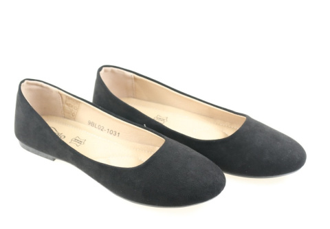 Baleriny damskie Evento 9BL02-1031 czarny Baleriny damskie Evento 9BL02-1031 czarny