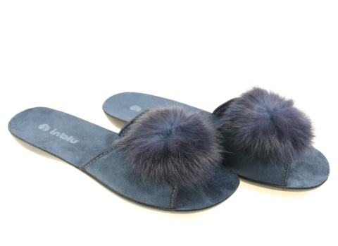 Kapcie damskie Inblu NP-6V granat Kapcie damskie Inblu NP-6V granat