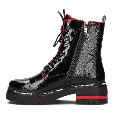 Skórzane botki damskie Filippo DBT3108/25BK czarne