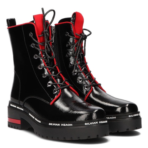 Skórzane botki damskie Filippo DBT3108/25BK czarne