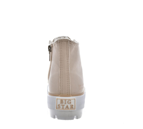 Wysokie trampki damskie Big Star Shoes MM274038 beż Wysokie trampki damskie Big Star Shoes MM274038 beż
