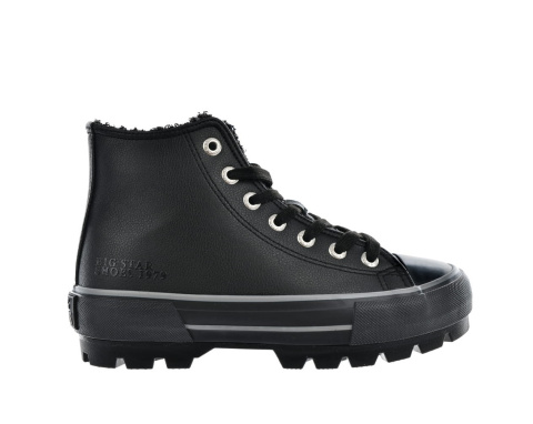 Wysokie trampki damskie Big Star Shoes MM274039 czarny Wysokie trampki damskie Big Star Shoes MM274039 czarny