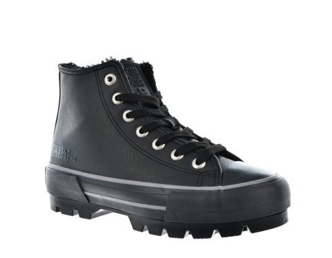 Wysokie trampki damskie Big Star Shoes MM274039 czarny Wysokie trampki damskie Big Star Shoes MM274039 czarny