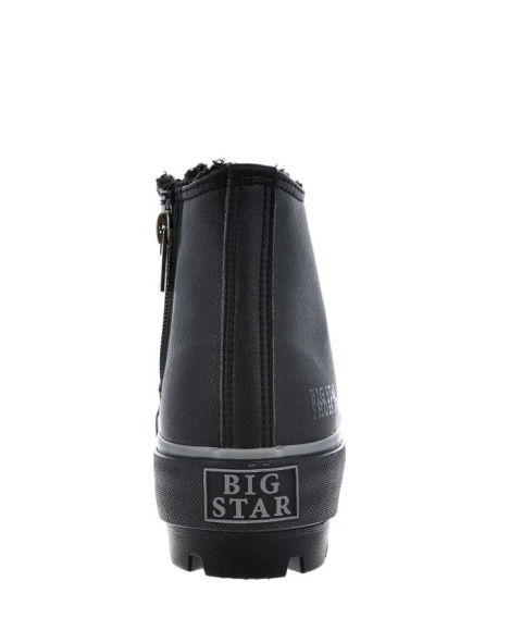 Wysokie trampki damskie Big Star Shoes MM274039 czarny Wysokie trampki damskie Big Star Shoes MM274039 czarny
