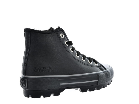 Wysokie trampki damskie Big Star Shoes MM274039 czarny Wysokie trampki damskie Big Star Shoes MM274039 czarny