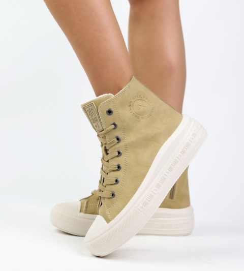 Wysokie trampki damskie Big Star Shoes MM274026 Wysokie trampki damskie Big Star Shoes MM274026