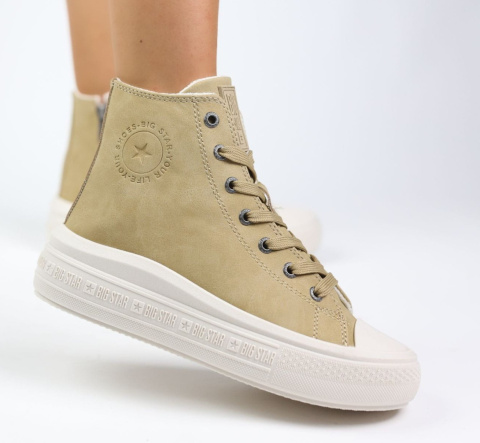 Wysokie trampki damskie Big Star Shoes MM274026 Wysokie trampki damskie Big Star Shoes MM274026