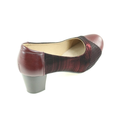 Półbuty damskie 2660-2 bordo Półbuty damskie 2660-2 bordo