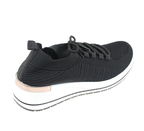 Sneakersy damskie X005-1 czarny Sneakersy damskie X005-1 czarny