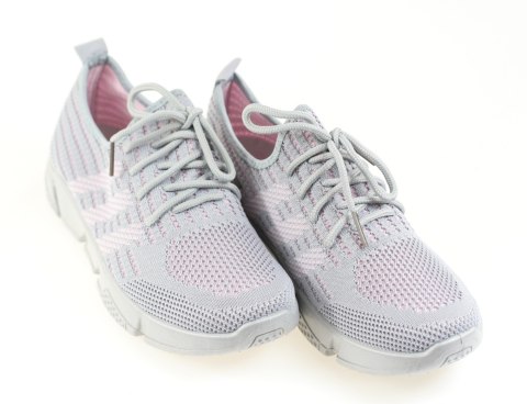 Sneakersy damskie 1753-2 szary Sneakersy damskie 1753-2 szary