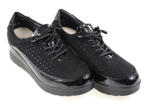 Sneakersy damskie 2140-1 czarny Sneakersy damskie 2140-1 czarny