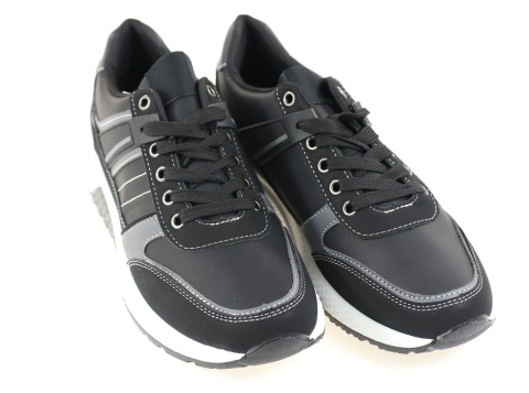 Sneakersy męski Camo 7079-5 czarny Sneakersy męski Camo 7079-5 czarny