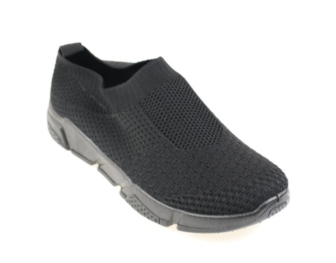 Sneakersy męskie 1768-1 czarny Sneakersy męskie 1768-1 czarny
