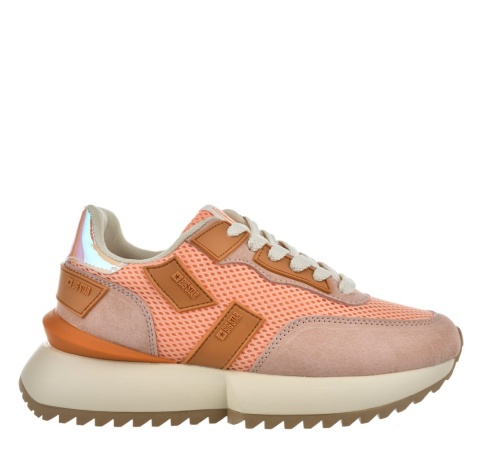 Sneakersy damskie BIG STAR NN274976 pomarańcz Sneakersy damskie BIG STAR NN274976 pomarańcz