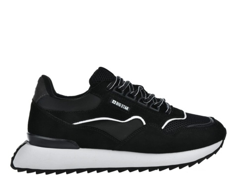 Sneakersy męskie BIG STAR NN174321 czarny Sneakersy męskie BIG STAR NN174321 czarny