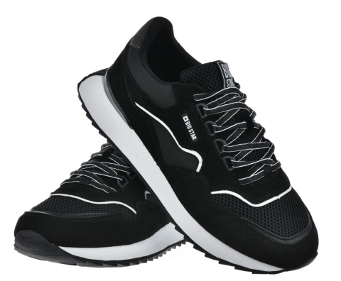 Sneakersy męskie BIG STAR NN174321 czarny Sneakersy męskie BIG STAR NN174321 czarny