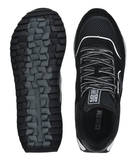 Sneakersy męskie BIG STAR NN174321 czarny Sneakersy męskie BIG STAR NN174321 czarny