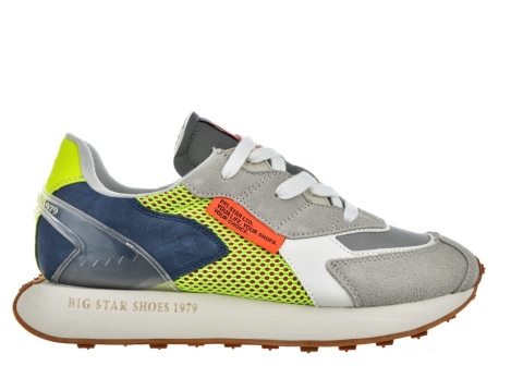 Sneakersy męskie MEMORY FOAM SYSTEM BIG STAR NN174344 szary Sneakersy męskie MEMORY FOAM SYSTEM BIG STAR NN174344 szary