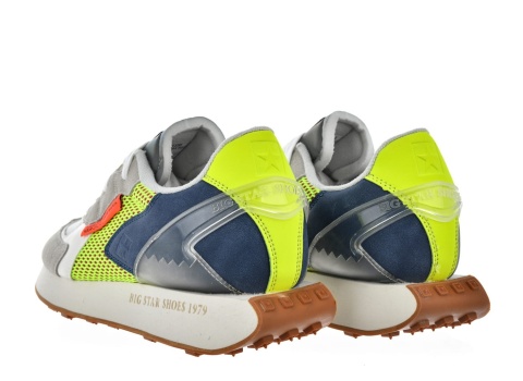 Sneakersy męskie MEMORY FOAM SYSTEM BIG STAR NN174344 szary Sneakersy męskie MEMORY FOAM SYSTEM BIG STAR NN174344 szary