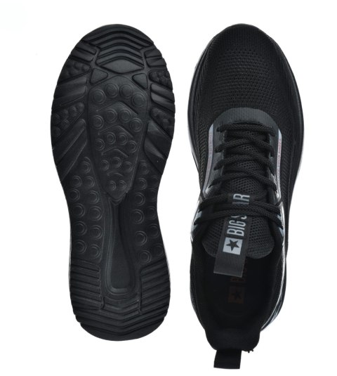 Sneakersy męskie HI-POLLY SYSTEM BIG STAR NN174373 czarne Sneakersy męskie HI-POLLY SYSTEM BIG STAR NN174373 czarne
