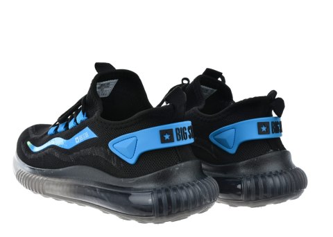 Sneakersy męskie HI-POLLY SYSTEM BIG STAR NN174450 czarne Sneakersy męskie HI-POLLY SYSTEM BIG STAR NN174450 czarne