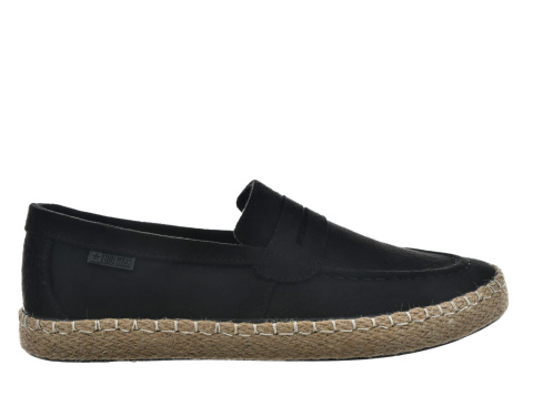 Espadryle męskie materiałowe Big Star Shoes NN174046 czarny Espadryle męskie materiałowe Big Star Shoes NN174046 czarny