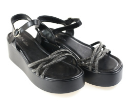 Sandały damskie 6650-1 czarne