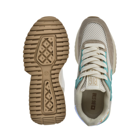 Sneakersy damskie BIG STAR NN274973 beż Sneakersy damskie BIG STAR NN274973 beż