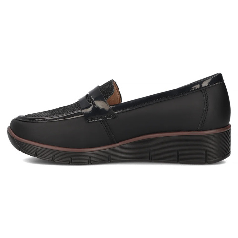Skórzane półbuty Filippo DP6455/24 BK Skórzane półbuty Filippo DP6455/24 BK