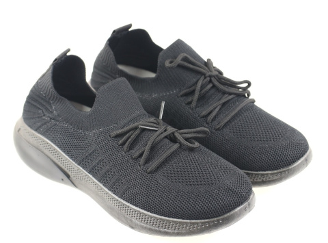Sneakersy damskie HX4045-1 czarny Sneakersy damskie HX4045-1 czarny