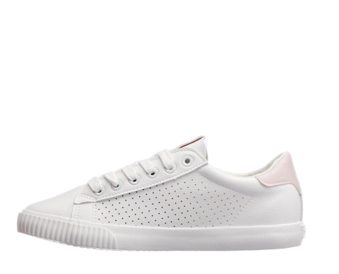 Sneakersy damskie białe BIG STAR HH274073 biały/róż Sneakersy damskie białe BIG STAR HH274073 biały/róż