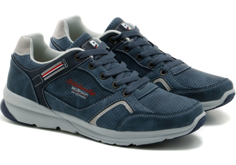 Sneakersy męskie Mc.Braun 20MN03-2122 granat Sneakersy męskie Mc.Braun 20MN03-2122 granat