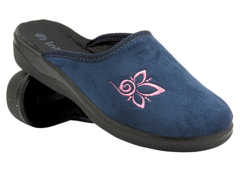 Kapcie damskie Inblu CU-02D granat Kapcie damskie Inblu CU-02D granat