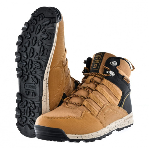 Obuwie zimowe damskie Big Star Shoes KK274609 camel